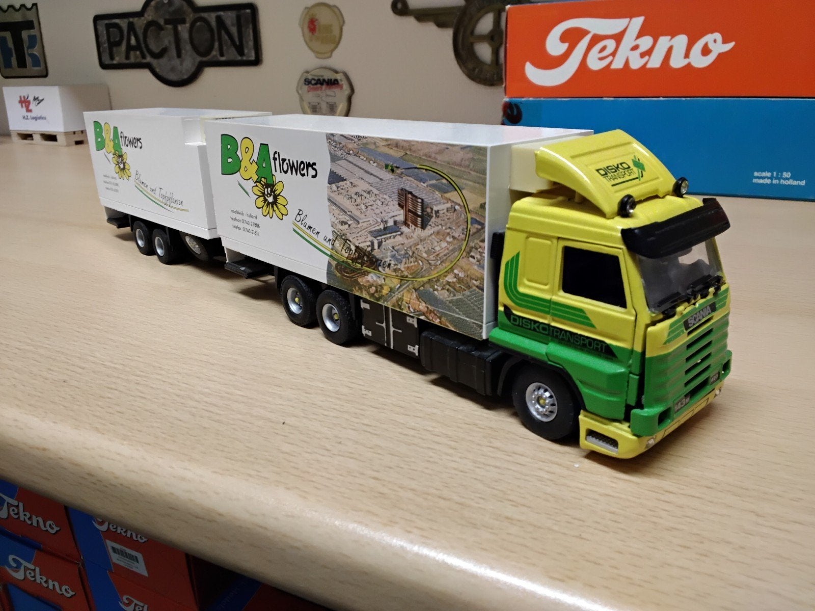 Tekno Scania, Ophalen of Verzenden, Zo goed als nieuw, Bus of Vrachtwagen, Tekno