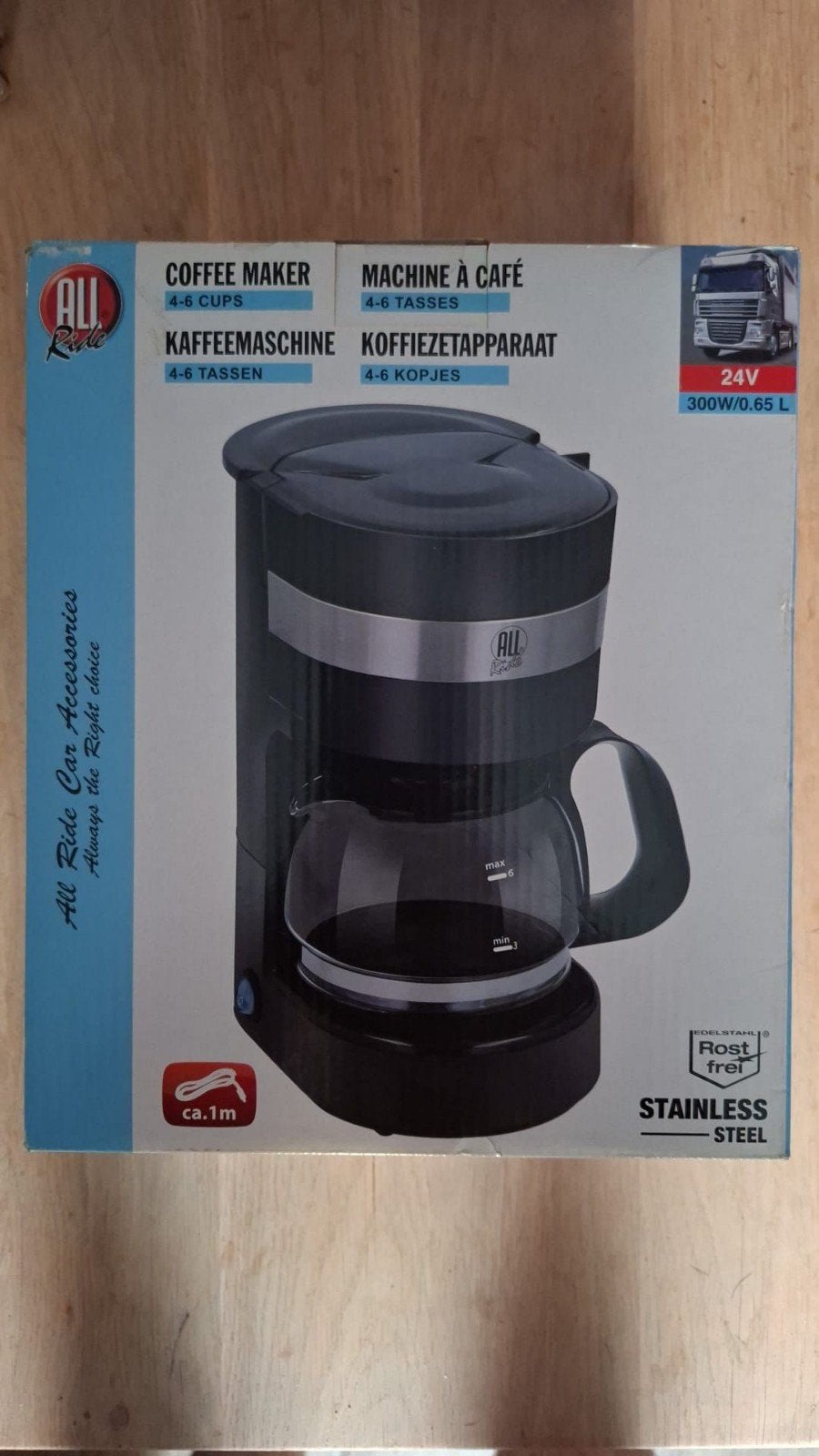 All Ride Koffiezetapparaat 24V - Nieuw in doos, Ophalen of Verzenden, Nieuw
