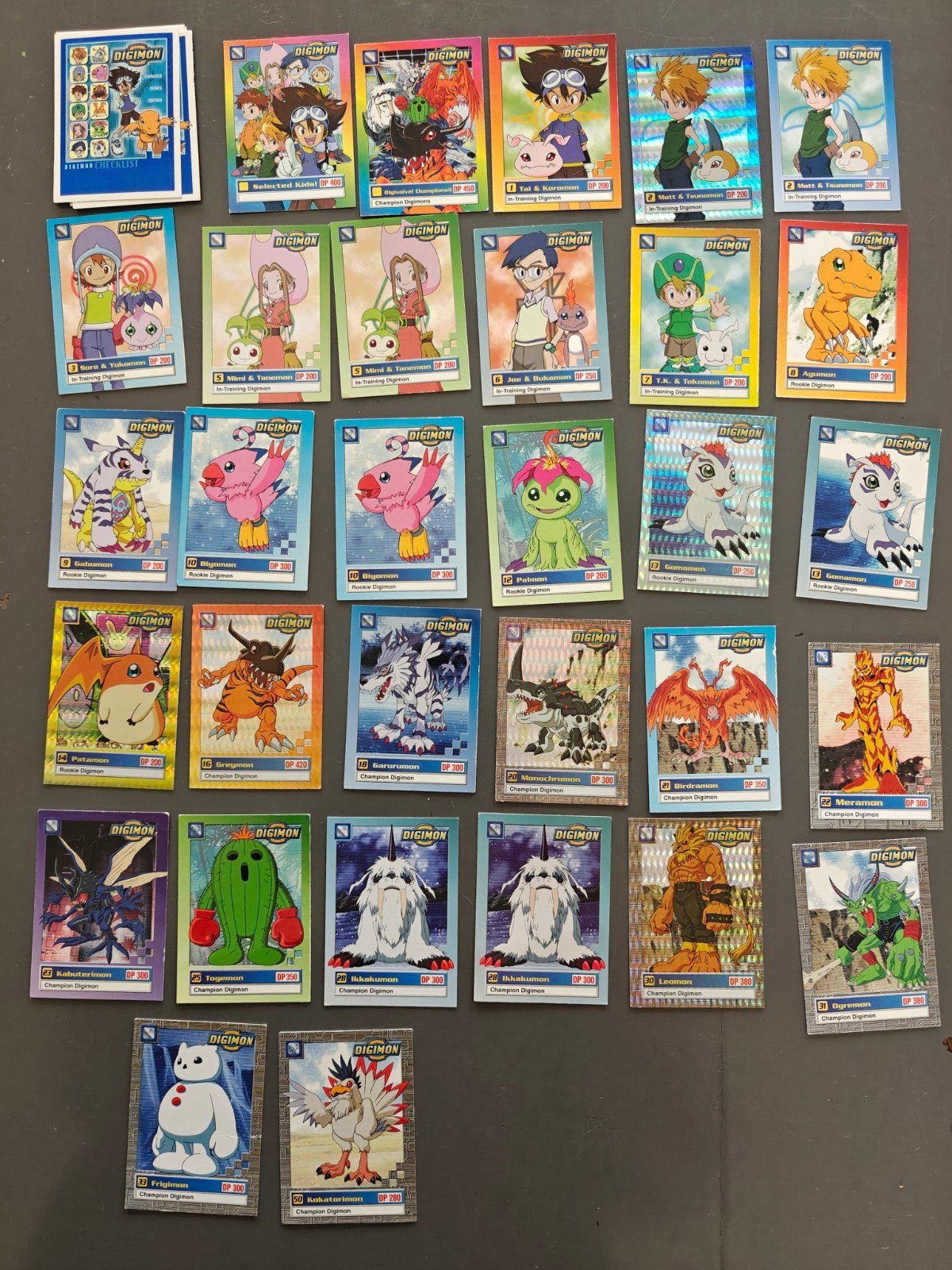 Collectie Digimon In-Training Cards, Ophalen of Verzenden, Zo goed als nieuw, Meerdere kaarten, Foil