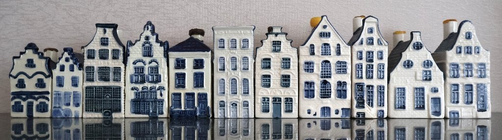 11 KLM huisjes Rynbende, HENKES en BOLS, Ophalen, Gebruikt, 1 t/m 20