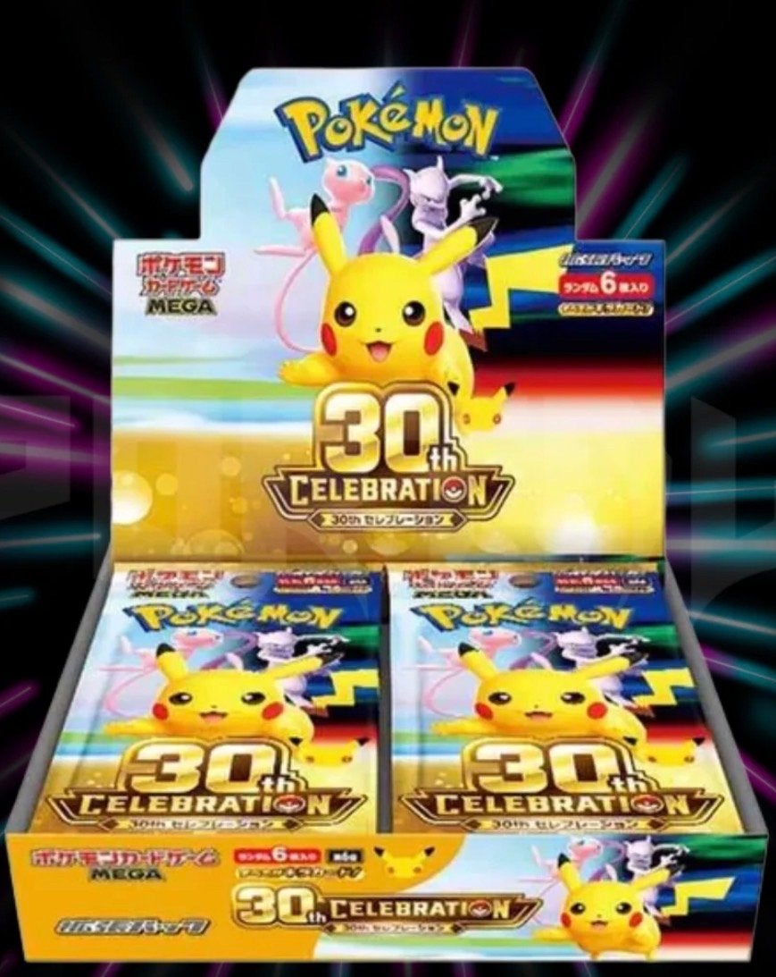Pokémon 30th Anniversary Celebrations Booster Box Japan, Hobby en Vrije tijd, Verzamelkaartspellen | Pokémon, Ophalen of Verzenden