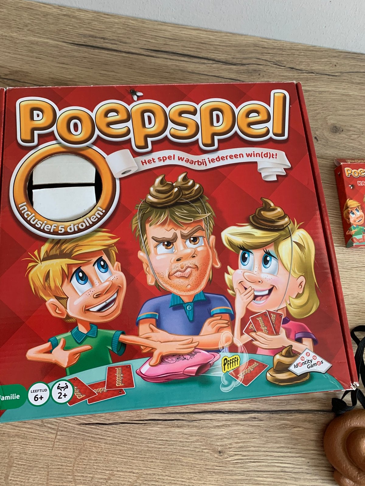 Poepspel - Het spel waarbij iedereen win(d)t!, Een of twee spelers, Ophalen of Verzenden, Zo goed als nieuw