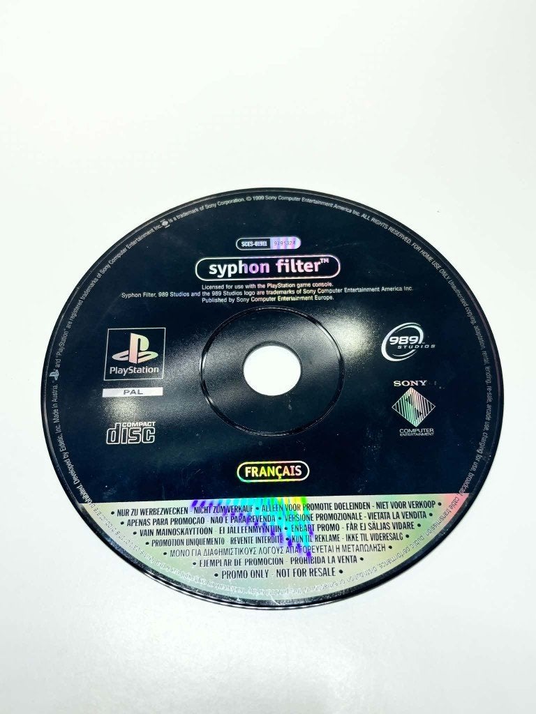 Syphon Filter Playstation 1 PS1 Demo Disc Originele, Gebruikt, Shooter, 2 spelers, Ophalen of Verzenden