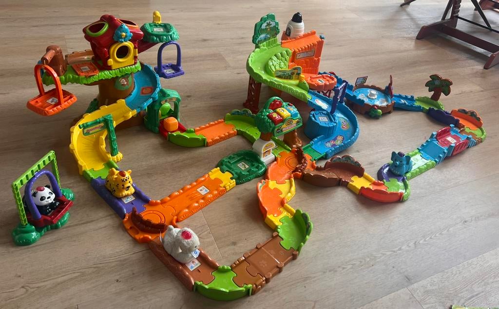 Zoef zoef dieren Avonturenpaden | dierentuin | Vtech, Ophalen, Zo goed als nieuw, 2 tot 4 jaar