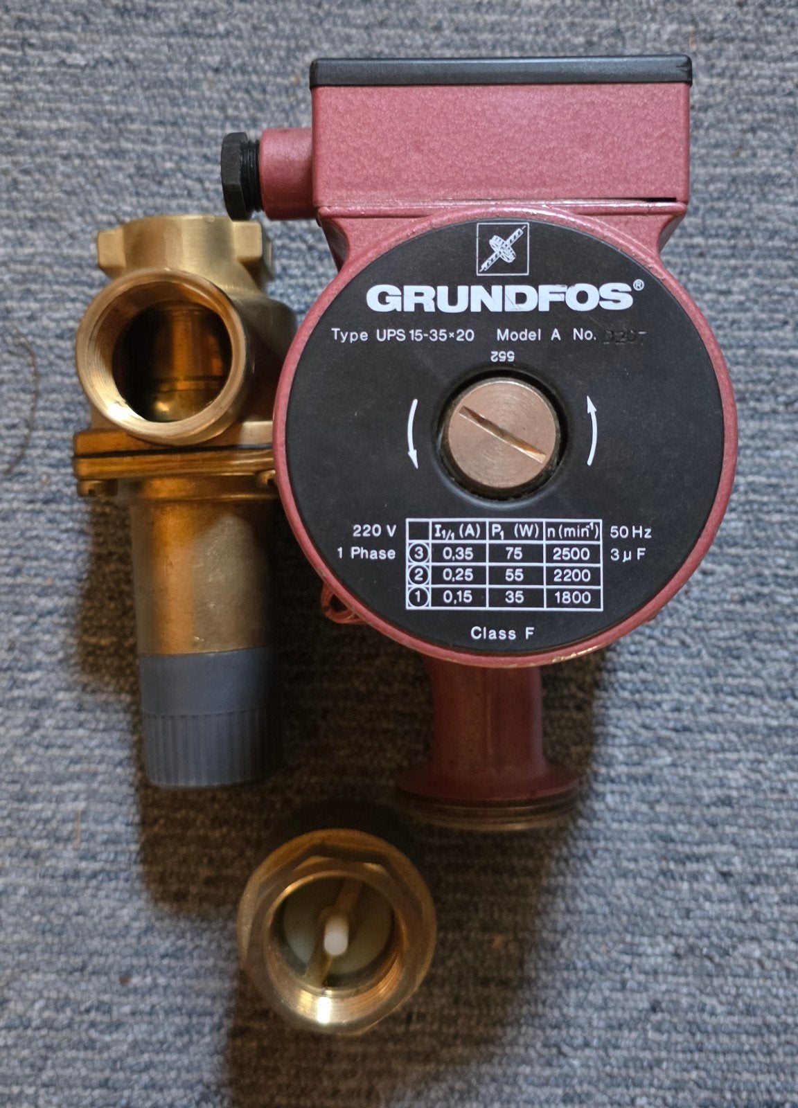 Grundfos UPS 15-35-20 Circulatiepomp, Ophalen, Gebruikt, Elektrisch, Overige typen