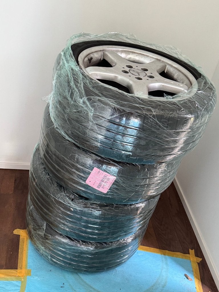 Mercedes AMG Winterwielen, Auto-onderdelen, Banden en Velgen, 18 inch, Banden en Velgen, Gebruikt, 245 mm