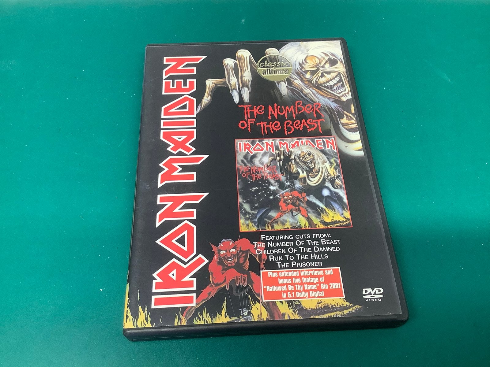Iron Maiden - The Number of the Beast. Muziek dvd., Nederlands, Ophalen of Verzenden, Vanaf 6 jaar, Muziekvideo's