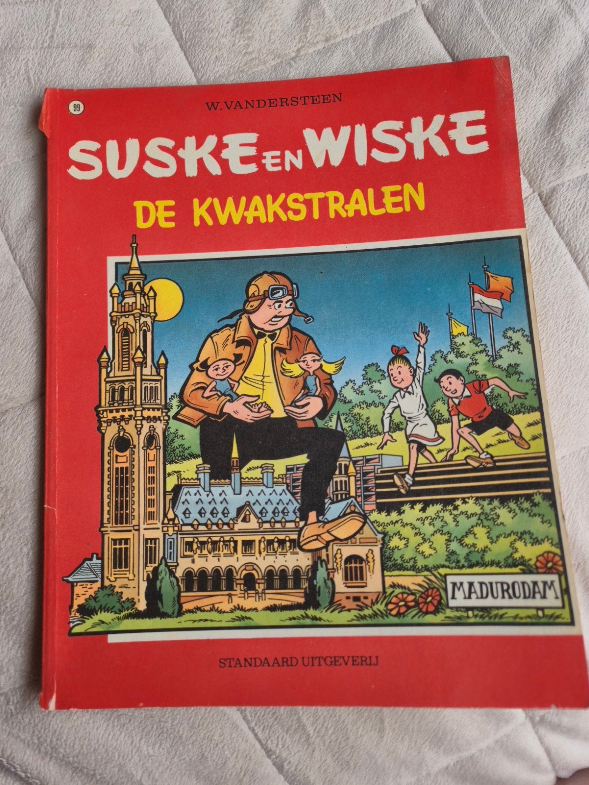 Suske en Wiske - De Kwakstralen (nr. 99), Boeken, Eén stripboek, Ophalen of Verzenden, Gelezen, W. Vandersteen