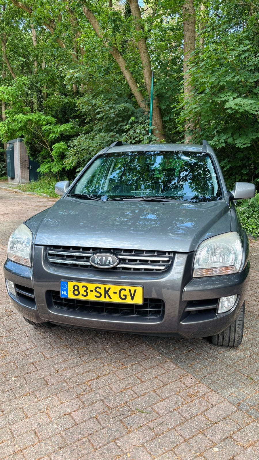 Kia Sportage 2.7 4WD AUT 2006 Grijs (Nieuwe APK & Trekhaak), Automaat, Zwart, 2656 cc, Trekhaak