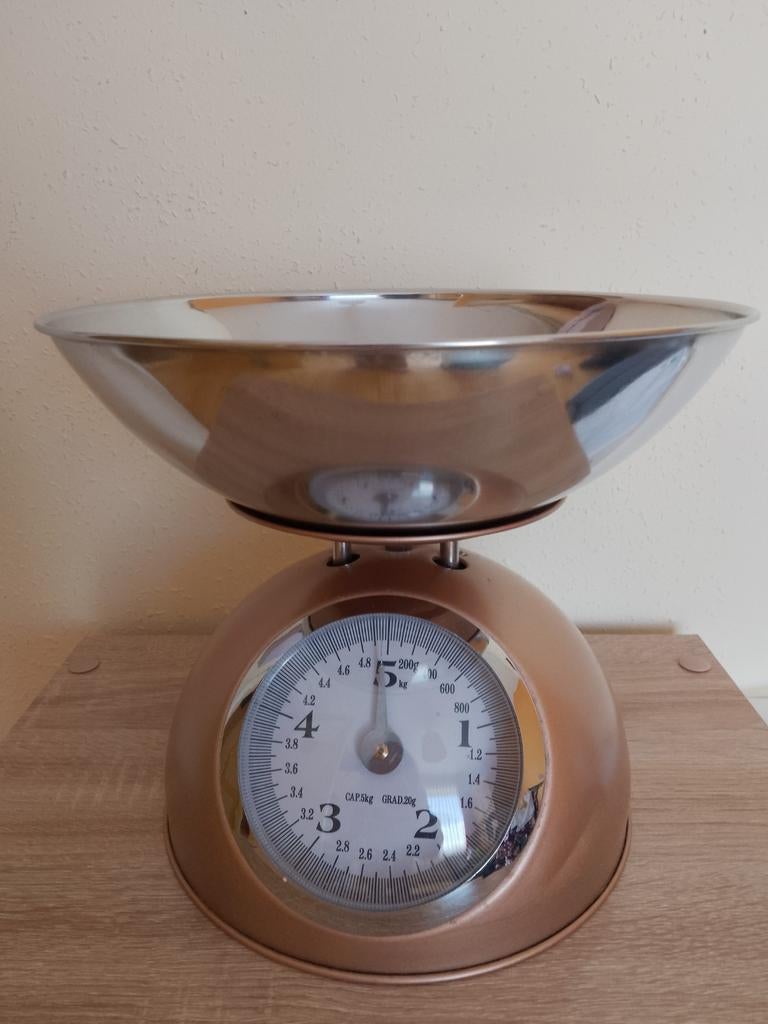 Mooie grote keukenweegschaal 5 kg, Witgoed en Apparatuur, Weegschalen, Ophalen, Minder dan 10 kg, Keukenweegschaal, Nieuw
