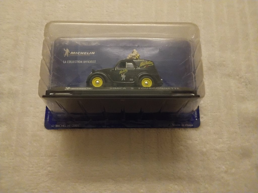 Altaya 1/43 scale Simca 5 Fourgonnette "Pneus Michelin", Ophalen of Verzenden, Auto, Overige merken