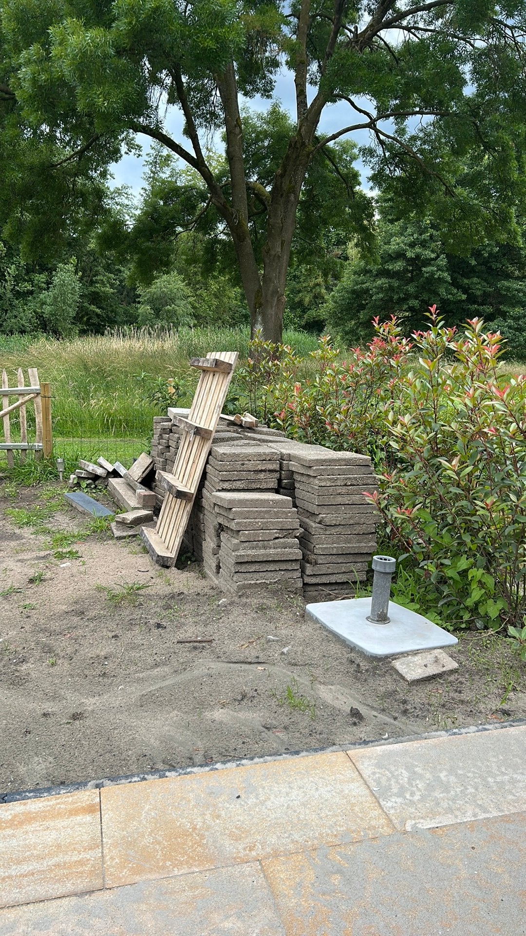 Betontegels 30x30, Ophalen, Gebruikt, 10 m² of meer, Beton
