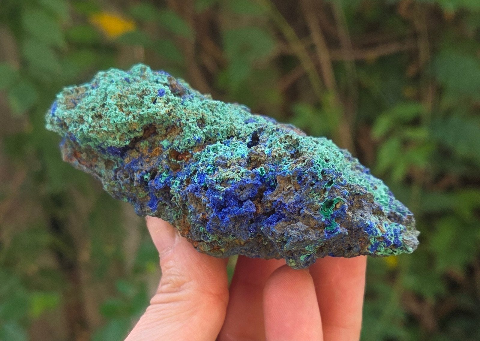 malachiet azuriet mineraal combi 239g, Ophalen of Verzenden
