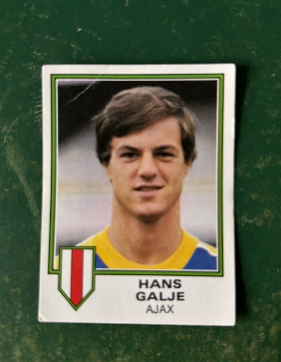 Panini plaatje Hans Galje Ajax voetbal 81, Ophalen of Verzenden, Ajax