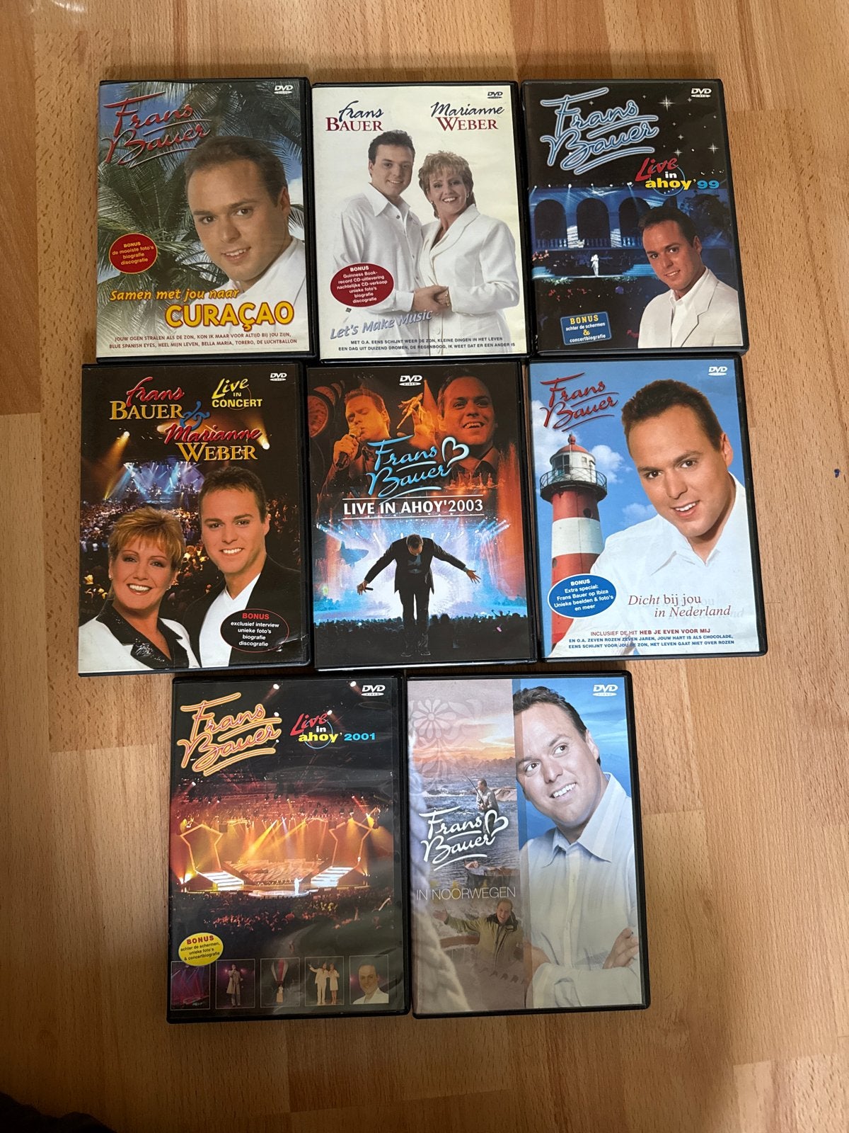 Frans Bauer DVD Collectie - Live Concerten & Documentaires, Bonusmateriaal, Alle leeftijden, Nederlands, Zo goed als nieuw