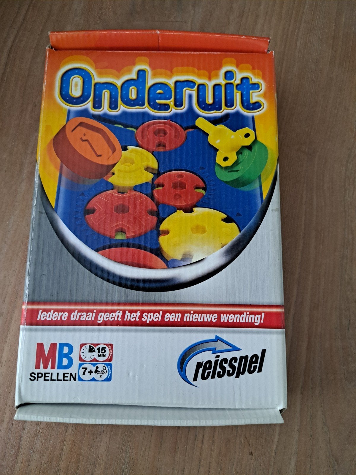 Onderuit - MB Spellen Reisspel - mis 3 fiches, Ophalen, Een of twee spelers, Reisspel, Gebruikt