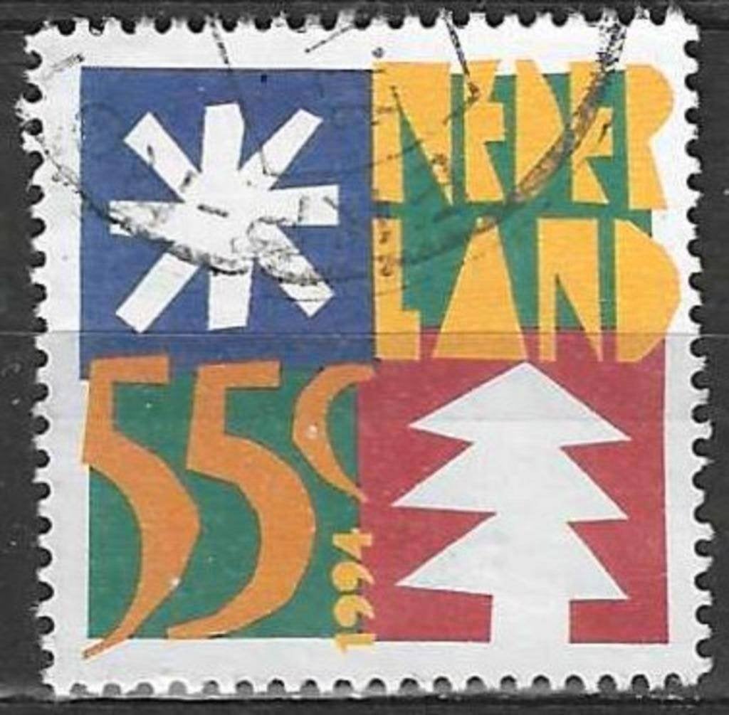 Nederland 1994 - Yvert 1493 - Kerstmis/Nieuwjaar (ST), Postzegels en Munten, Verzenden, Gestempeld