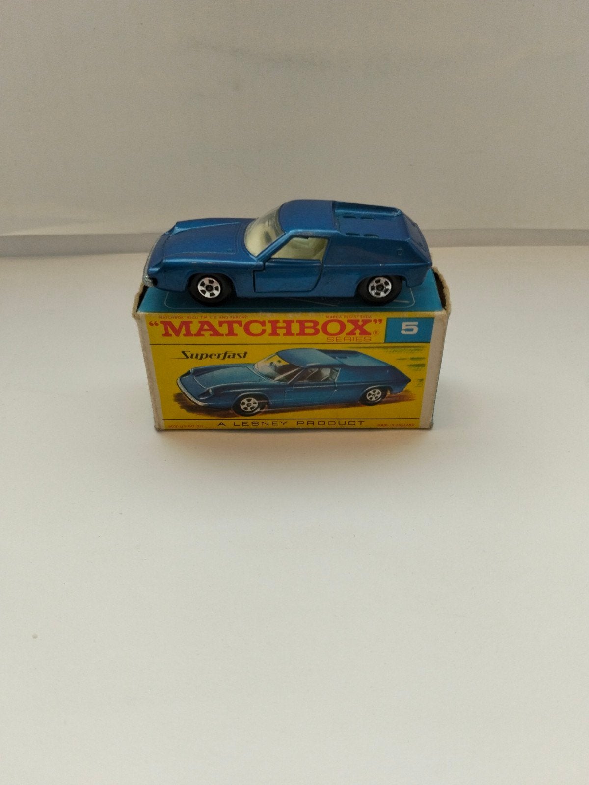 matchbox SUPERFAST nr5 Lotus Europa & F-box.
Bieden vanaf 50, Verzenden, Zo goed als nieuw, Auto, Matchbox