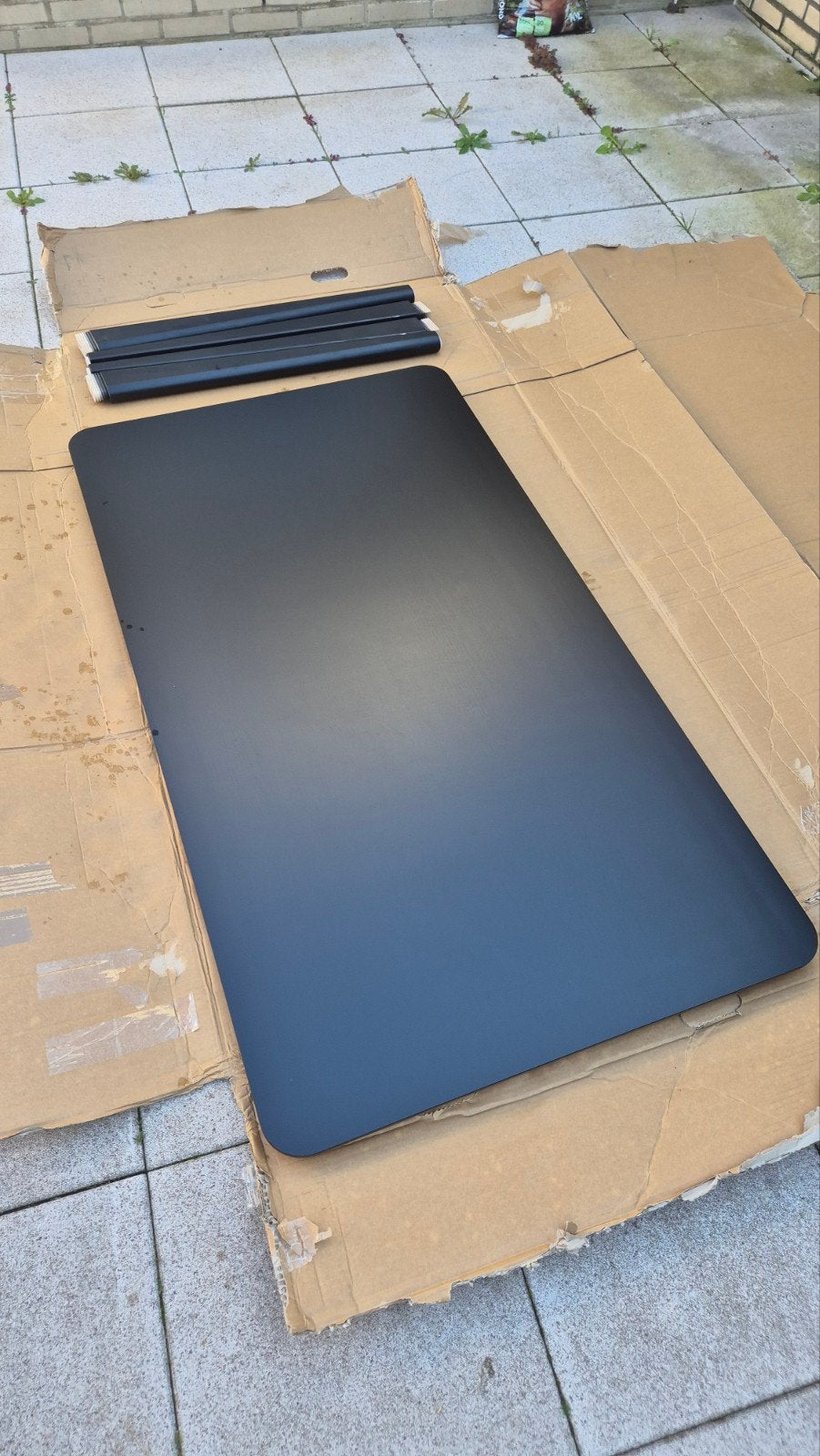 IKEA Lisabo tafel 140x78cm - Zwart, in goede staat, Huis en Inrichting, Ophalen, Gebruikt, 100 tot 150 cm, 50 tot 100 cm