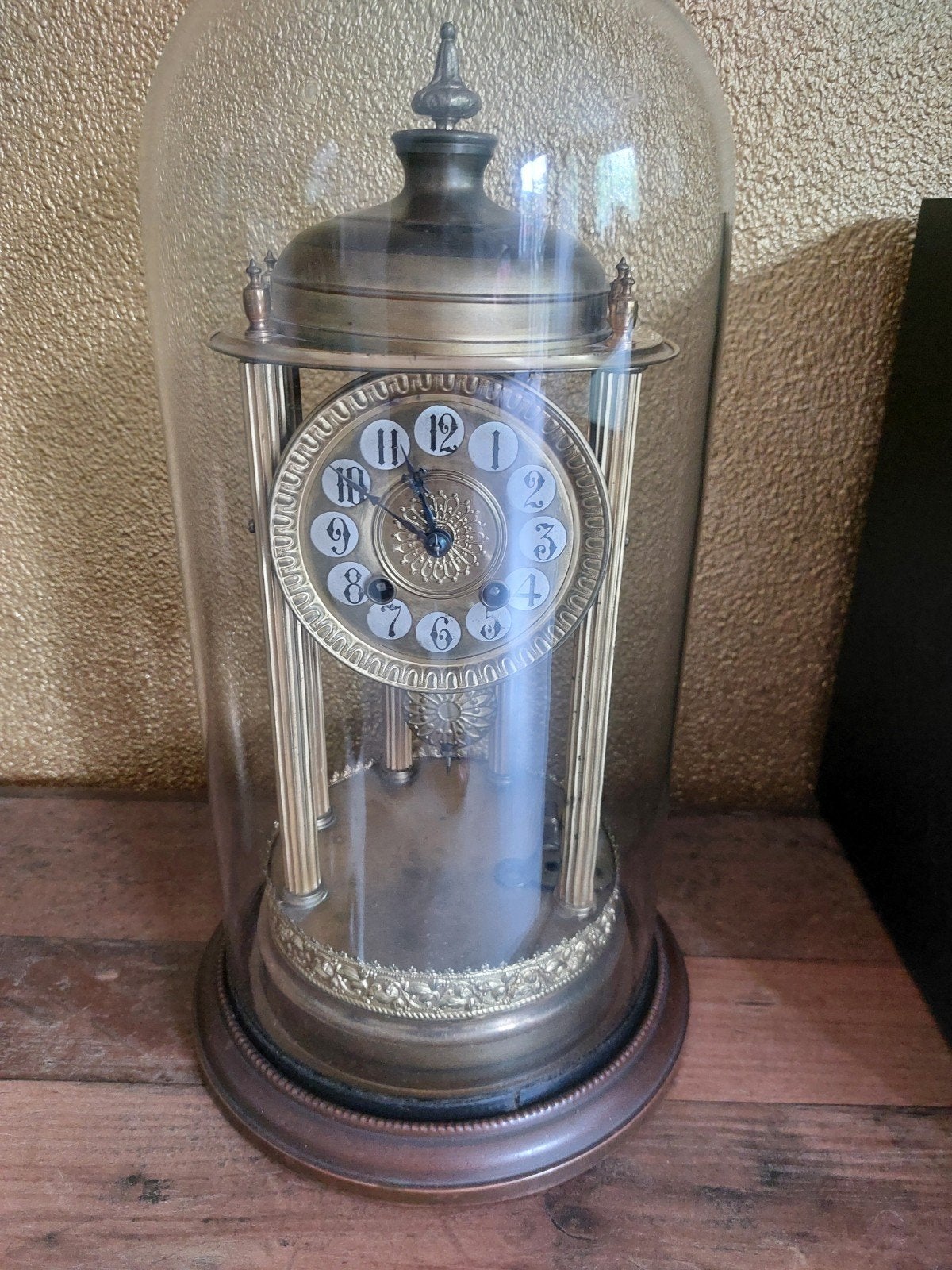 Antieke tafelklok van overgrootmoeder, ca. 1890, Antiek en Kunst, Antiek | Klokken, Ophalen