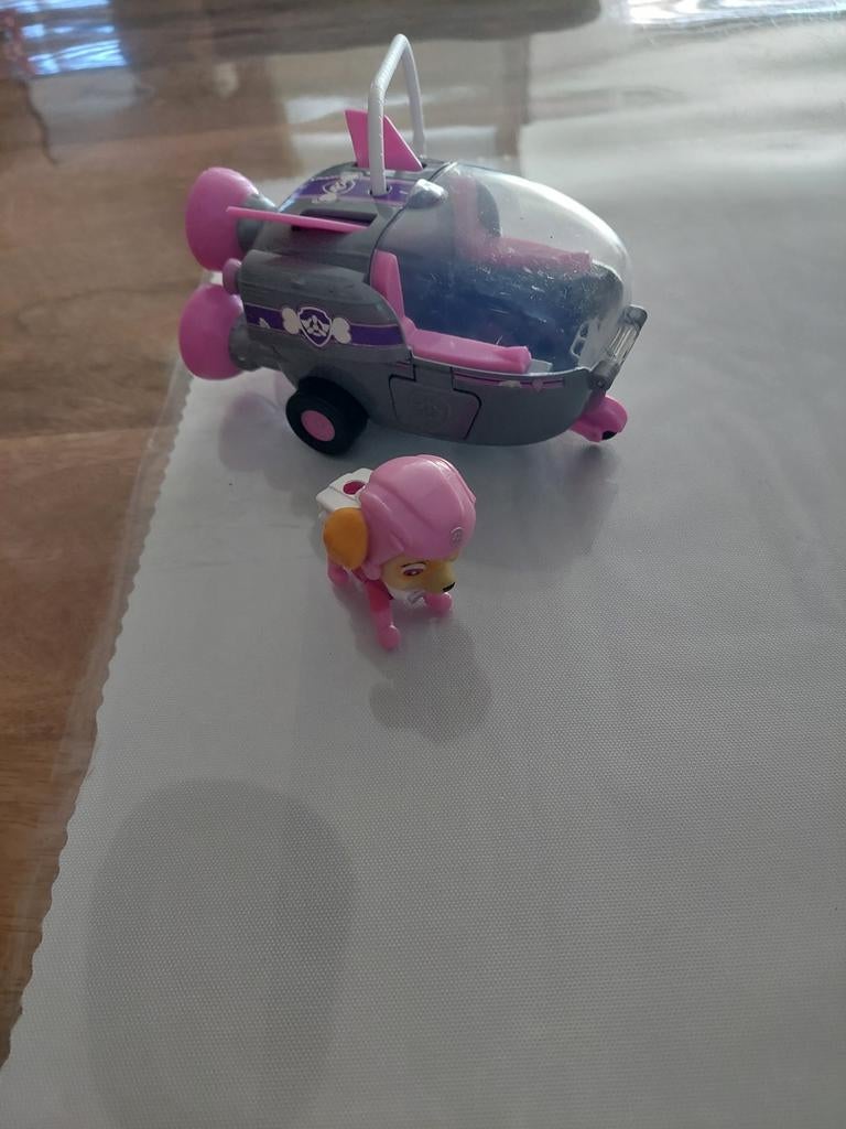 Paw Patrol Skye speelgoed met voertuig, Ophalen of Verzenden