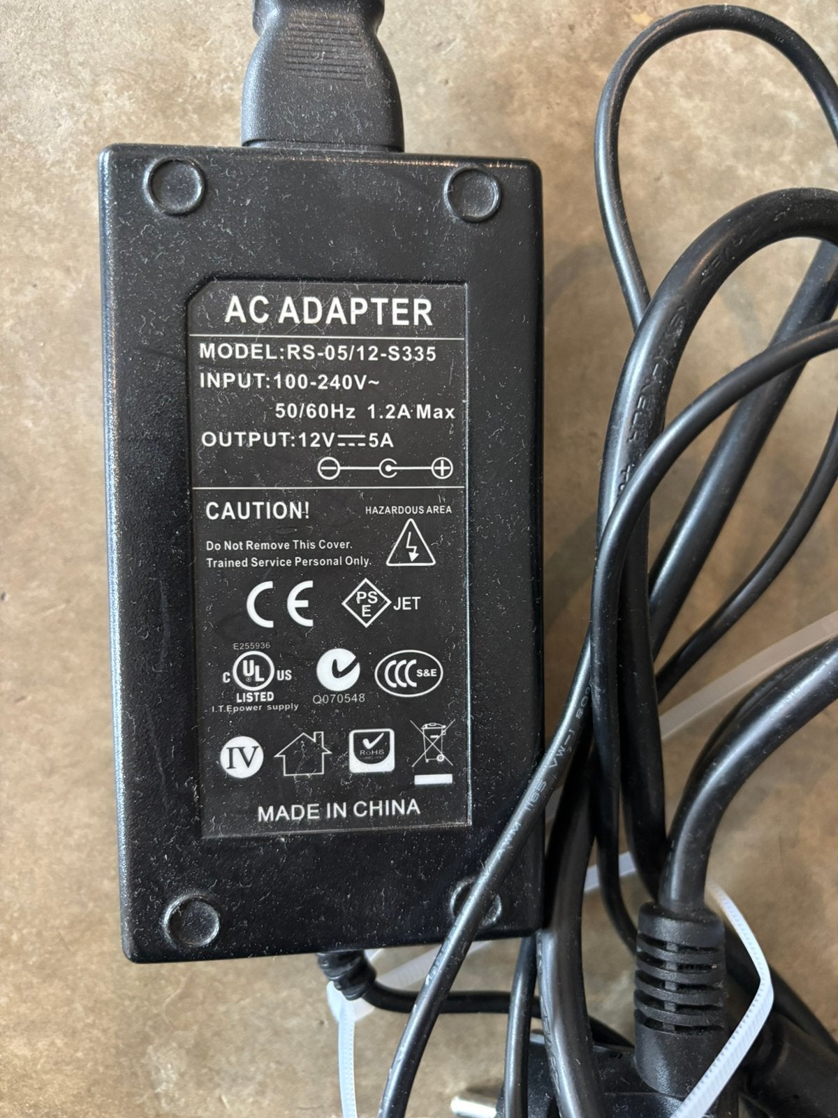 AC Adapter model RS-05/12-S335, Ophalen of Verzenden, Zo goed als nieuw