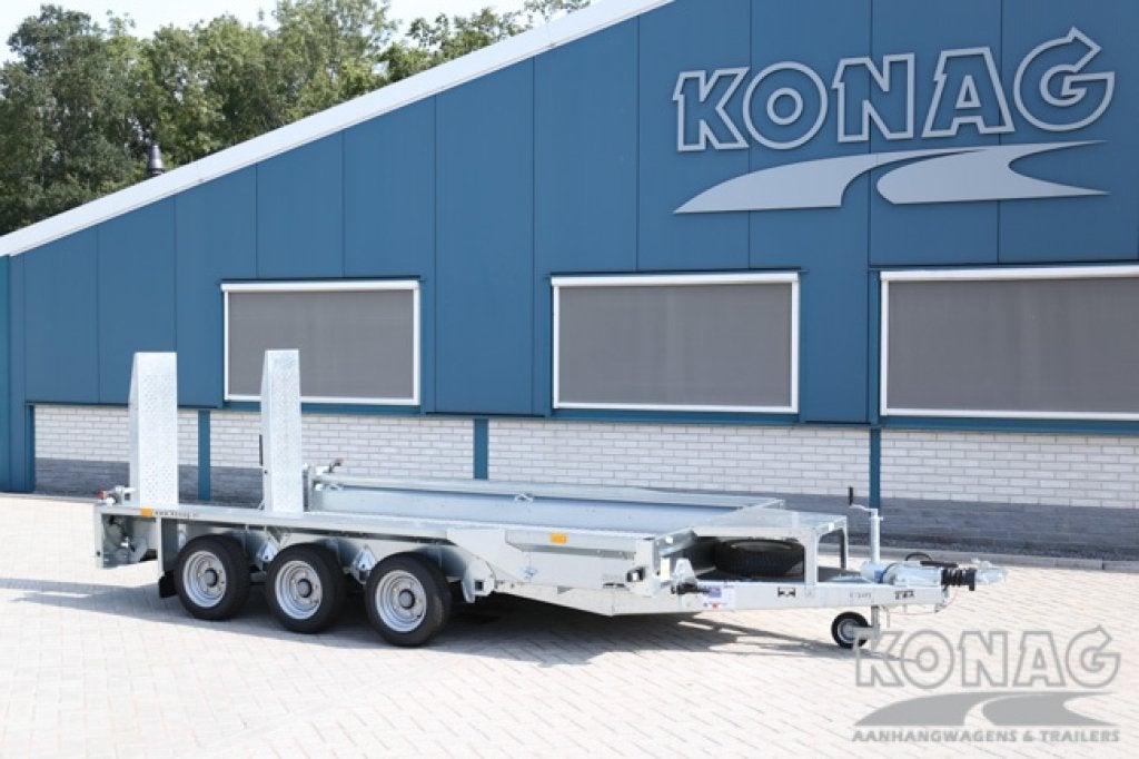 Machinetransporter GX126 Ifor Williams 366x184 tridemas, Nieuw