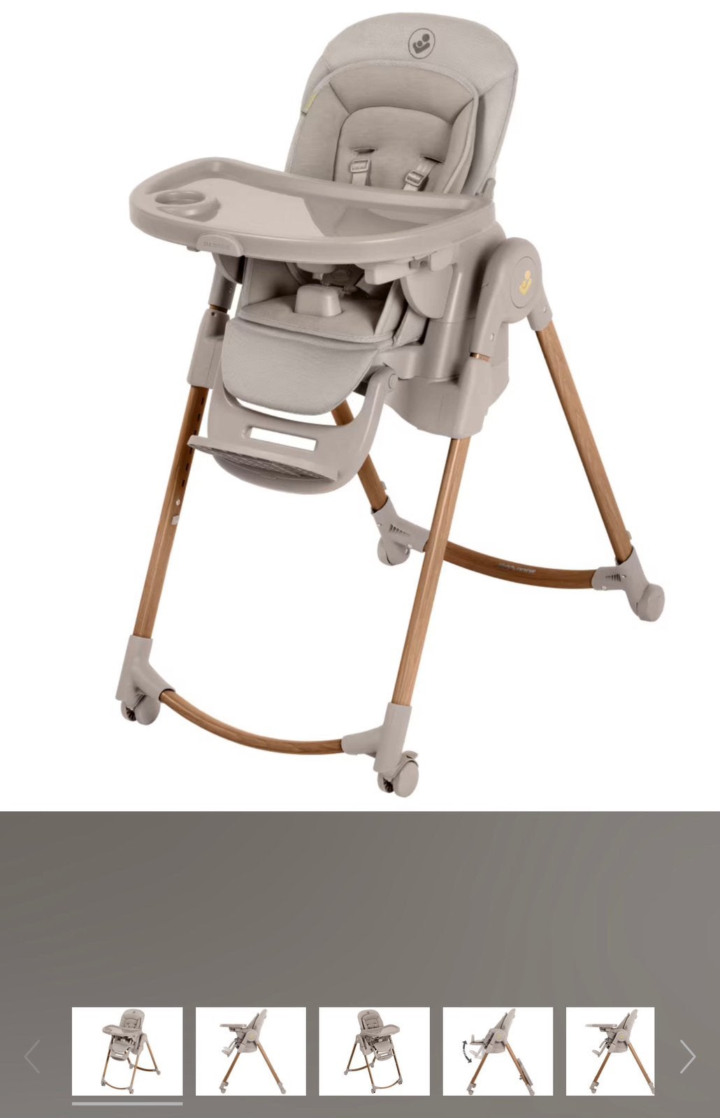 Kinderstoel Maxi Cosi Minla Plus Beige, Ophalen, Zo goed als nieuw, Meegroeistoel, Aanschuifbaar