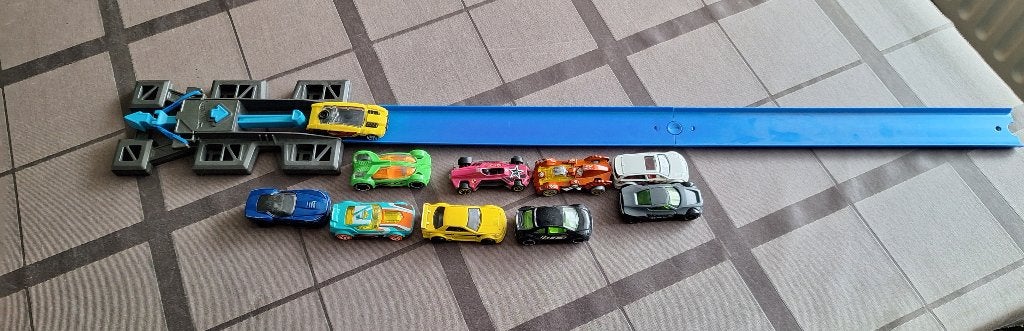 Hotwheels afschietbaan +auto's., Ophalen, Gebruikt, Jongen