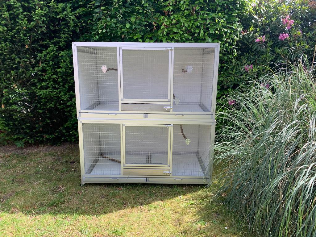 broedkooi, voliere, vogelkooi, konijn, knaagdieren , kooi, Ophalen, Zo goed als nieuw, Aluminium, Volière