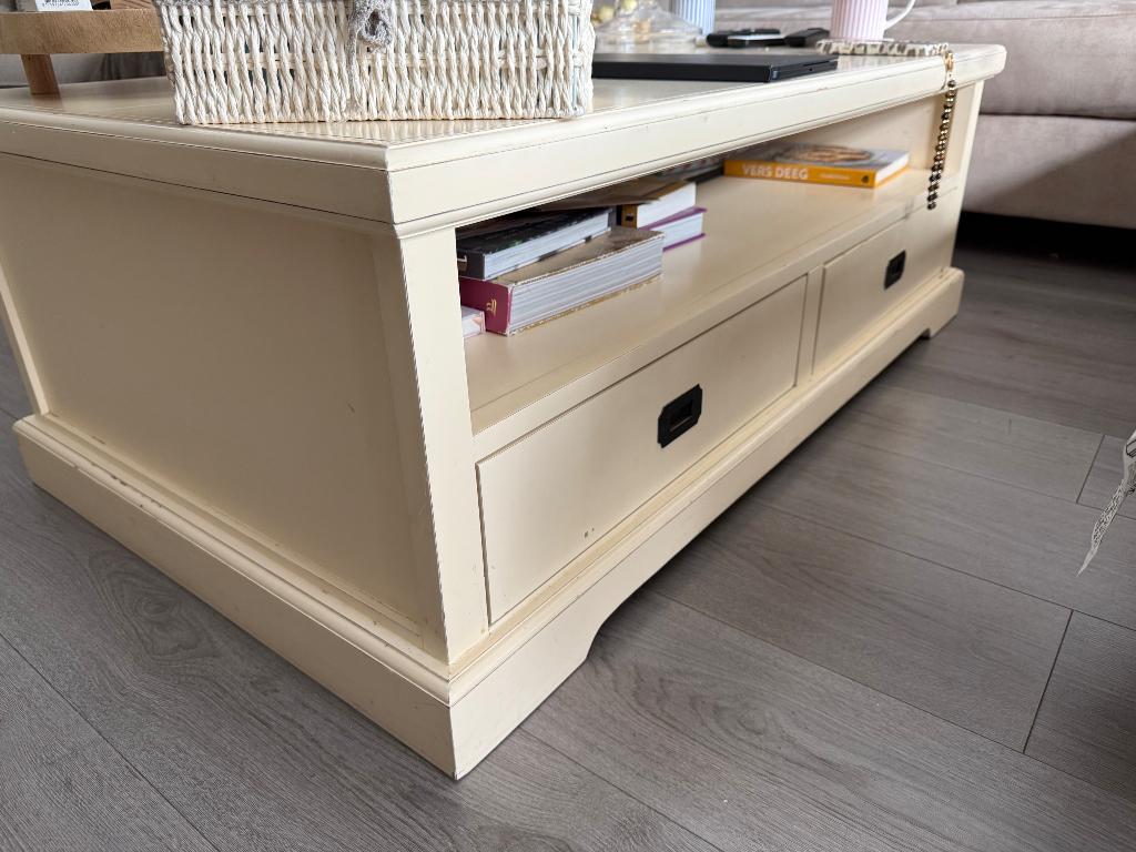 Tv meubel en salon tafel, Ophalen, Gebruikt, 200 cm of meer, Minder dan 100 cm