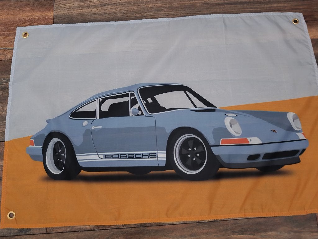 PORS BANNER 60X90 CM MET BEVESTIGGINGS OGEN, Ophalen of Verzenden, Nieuw
