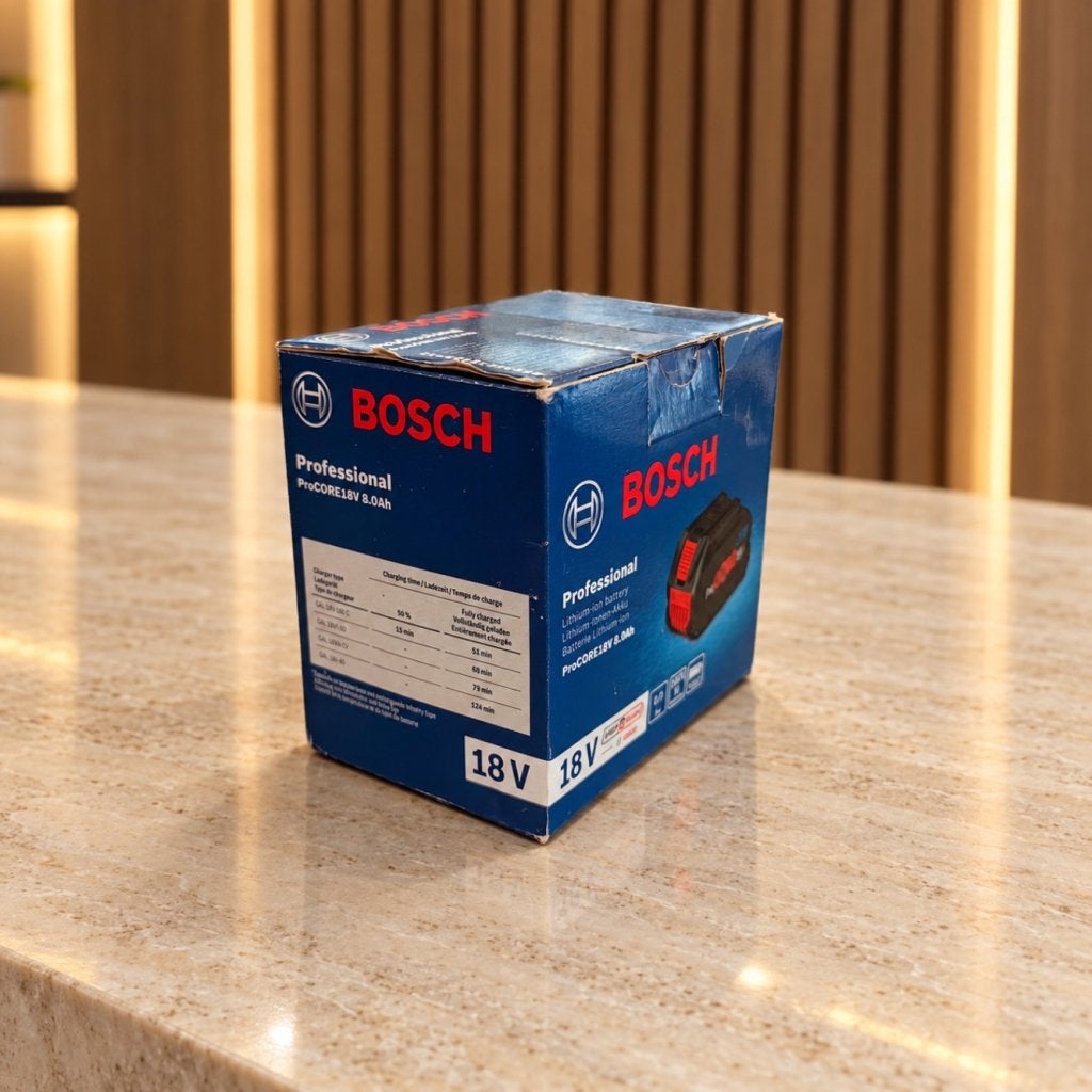 Bosch ProCore 18V accu - Nieuw, Bosch, Zo goed als nieuw, Support@bosch.com, Robert Bosch GmbH
Robert-Bosch-Platz 1
70839 Gerlingen-SchillerhÃ¶he
Germany