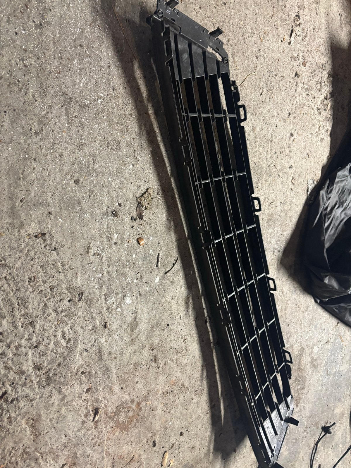 Hoogglans Zwart Grill VW Polo 6R - Origineel Onderdeel, Gebruikt, Ophalen of Verzenden, Bumper, Volkswagen