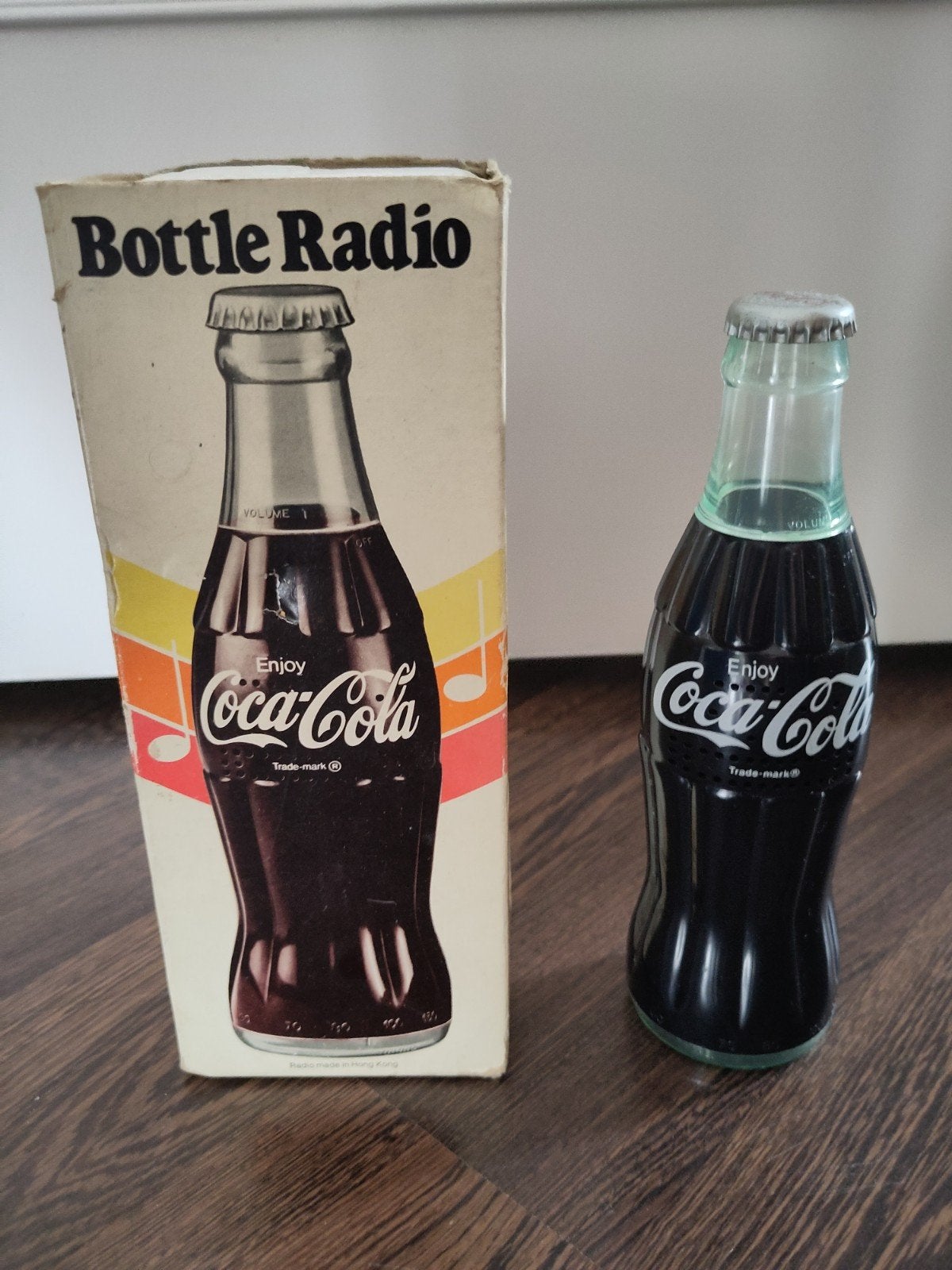 Coca Cola Fles AM Radio - Werkt op 2 AA batterijen, Ophalen of Verzenden, Gebruikt, Radio