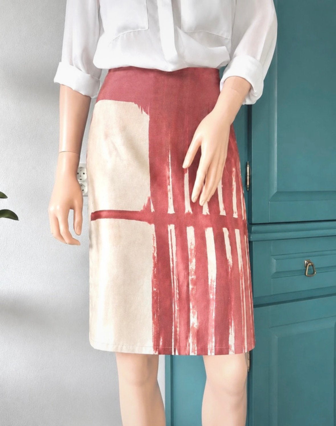 BARBARA BUI zijden rok maat FR38/EU36, Kleding | Dames, Barbara Bui, Ophalen of Verzenden, Zo goed als nieuw, Knielengte