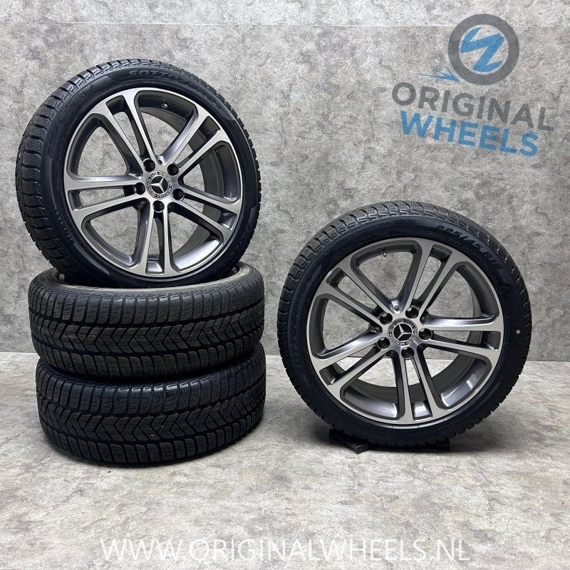 18 inch originele velgen + winterbanden MB C klasse W206, Auto-onderdelen, 18 inch, -, -, Banden en Velgen