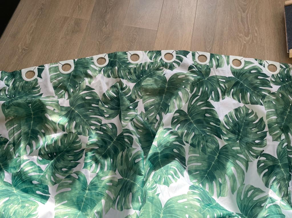 Douchegordijn, Ophalen, Zo goed als nieuw, Groen, Overige typen