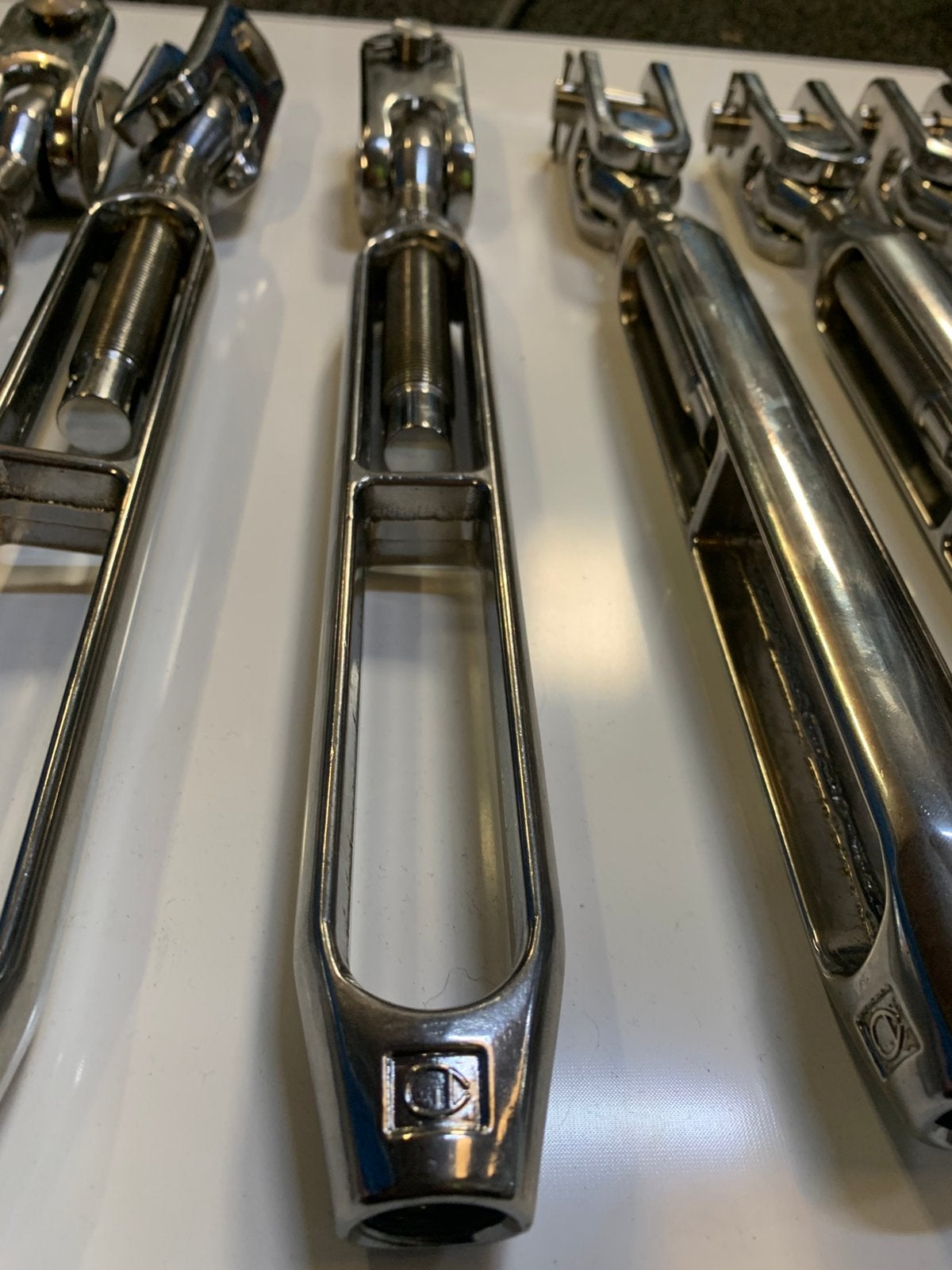 RVS/Brons verchroomde spanners, Ophalen of Verzenden, Zo goed als nieuw, Minder dan 15 m²