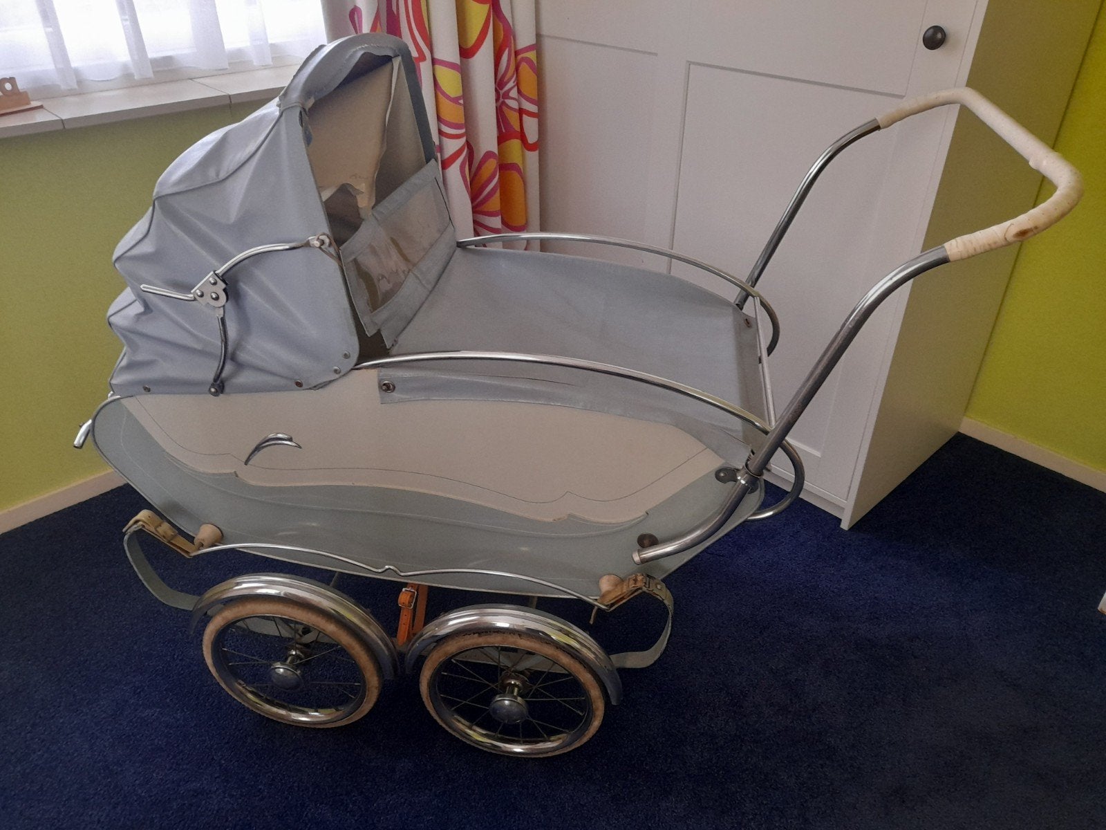 Vintage Kinderwagen met Nieuw Matrasje en Dekentjes, Ophalen, Gebruikt, Kinderwagen, Overige merken