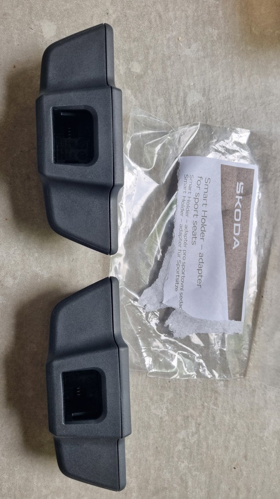 Skoda Smart Holder-adapter voor sportstoelen (2 stuks), Auto diversen, Ophalen of Verzenden, Zo goed als nieuw
