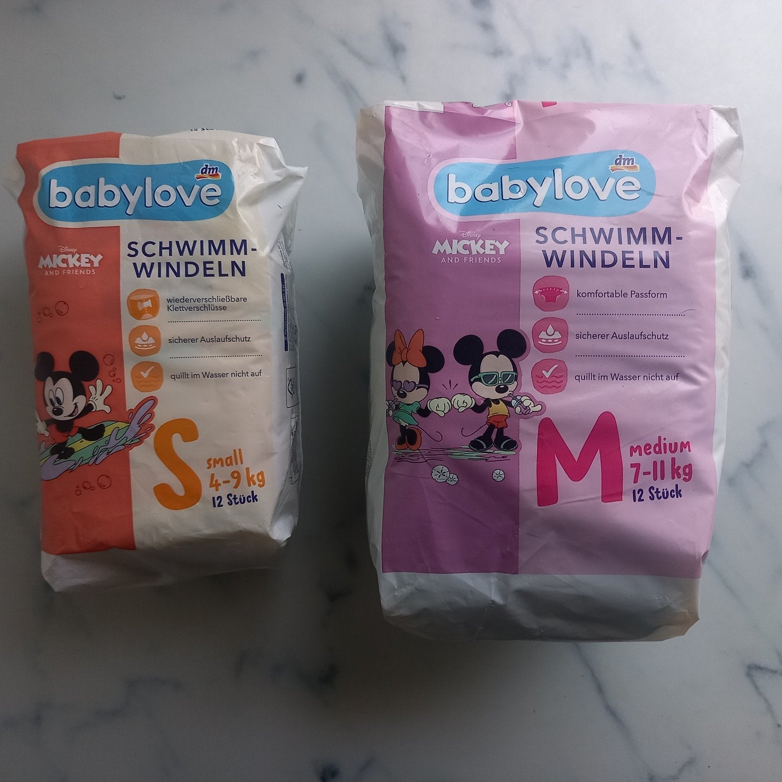 Babylove Zwemluiers S (4-9kg) en M (7-11kg) - Nieuw, Ophalen, Nieuw