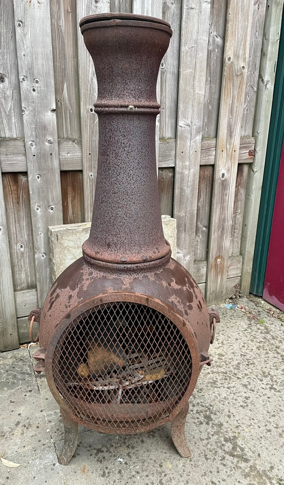 Houtkachel, Tuin en Terras, Tuinhaarden, Ophalen, Gebruikt