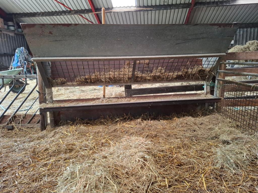 2x Hooiruif - Gegalvaniseerd, Dieren en Toebehoren, Schapen, Geiten en Varkens, Geslacht onbekend, Schaap