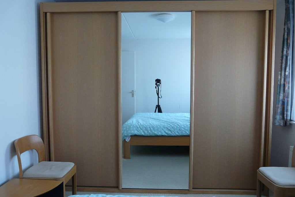3-delige Huelsta kledingkast met schuifdeuren, Huis en Inrichting, Kasten | Kledingkasten, Gebruikt, 200 cm of meer, 75 cm of meer