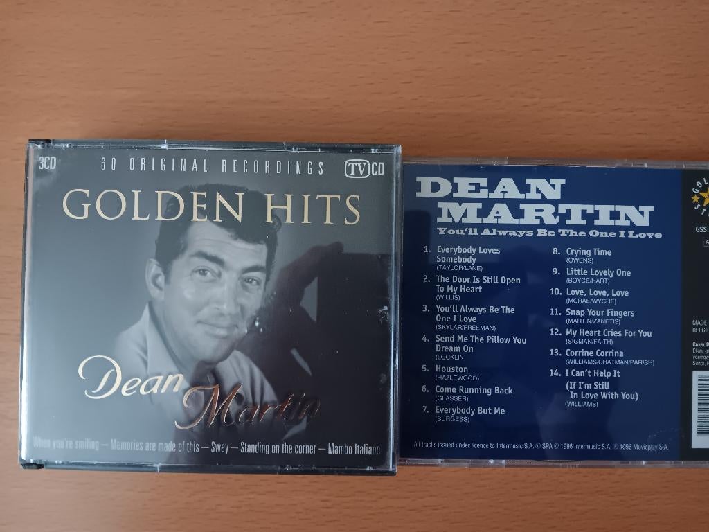 4 prachtige originele cd's van Dean Martin, Ophalen, Gebruikt, Boxset