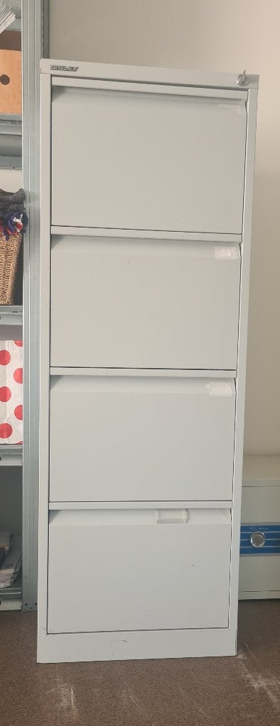 Archiefkast Bisley inclusief hangmappen, Ophalen, Minder dan 50 cm, Gebruikt, 100 tot 150 cm