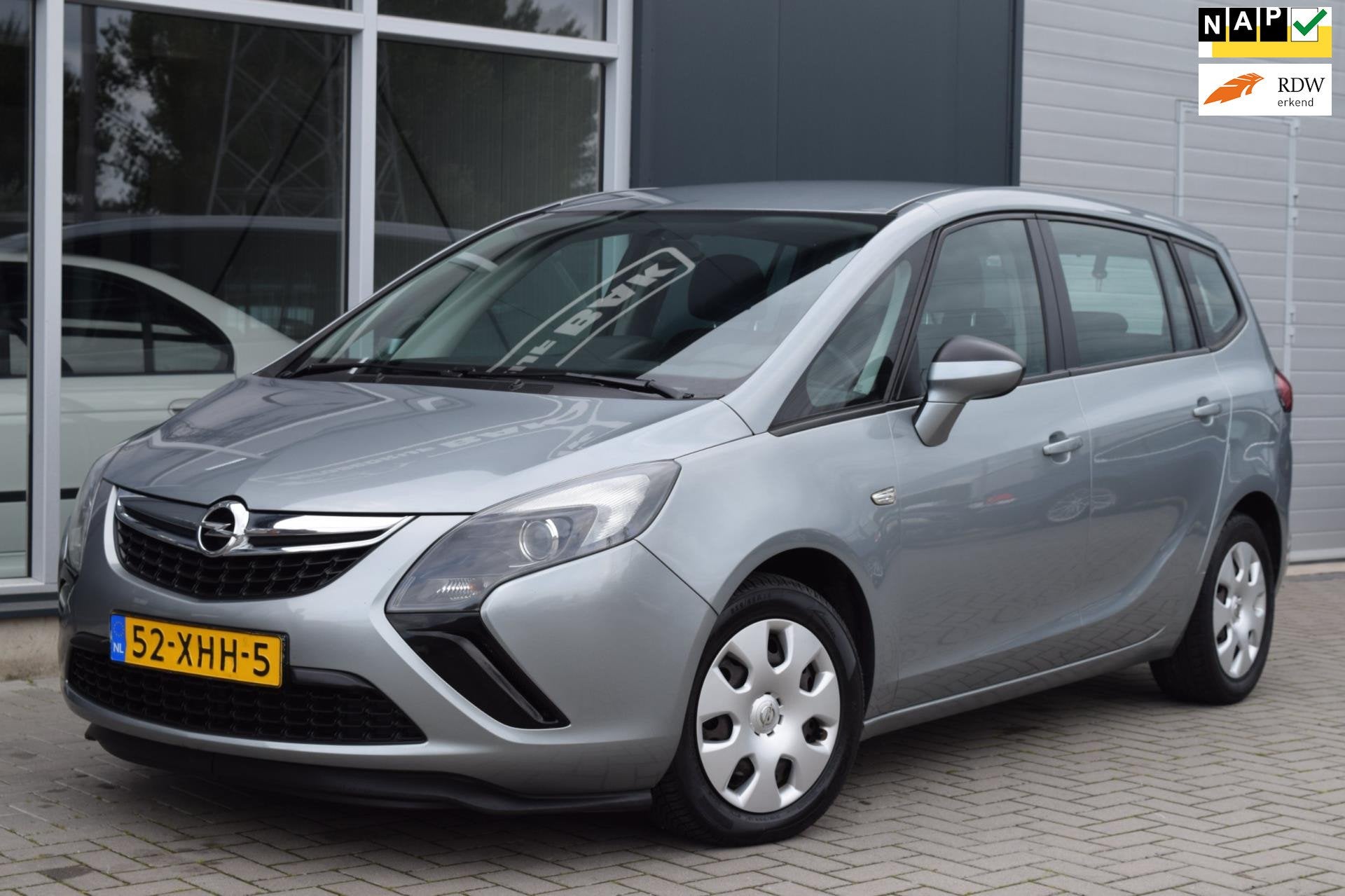 Opel Zafira Tourer 1.4 Edition | Airco | Cruise | Navi | APK, Euro 5, Stof, Zwart, 4 cilinders
