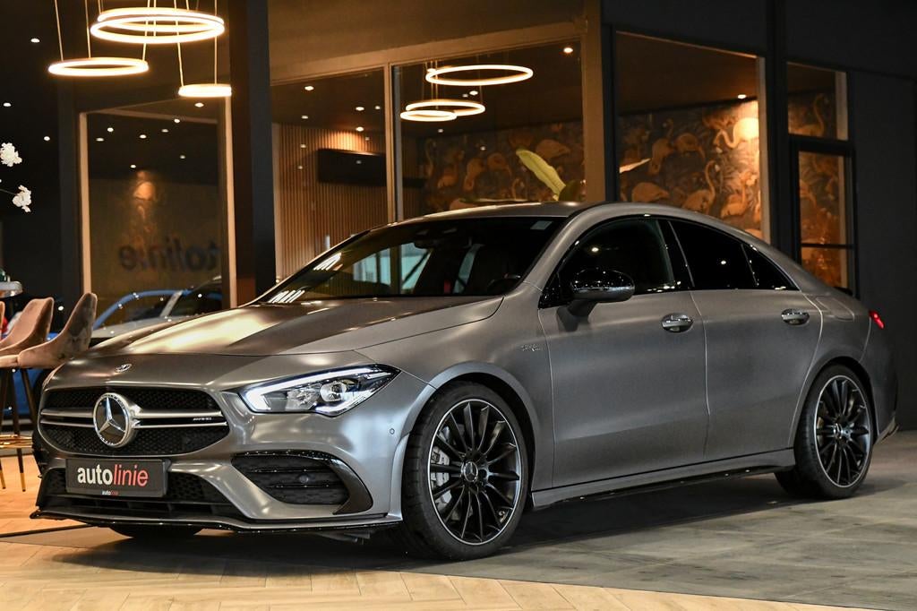 Mercedes-Benz CLA-klasse AMG 35 4MATIC Aero. Schaal, Perf St, Automaat, CLA, 1490 kg, 4 cilinders