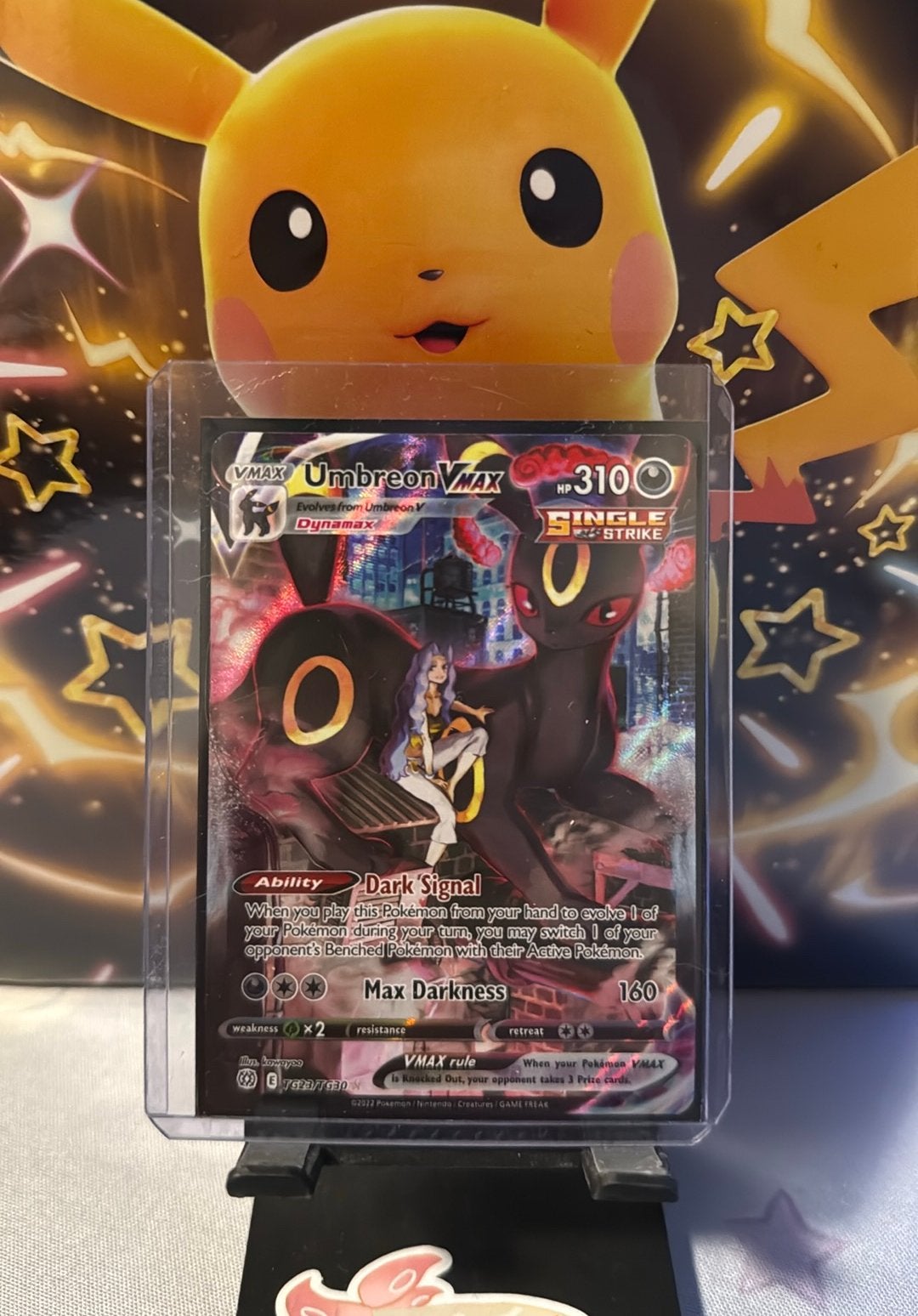 Umbreon Vmax Brilliant Stars, Ophalen of Verzenden, Zo goed als nieuw